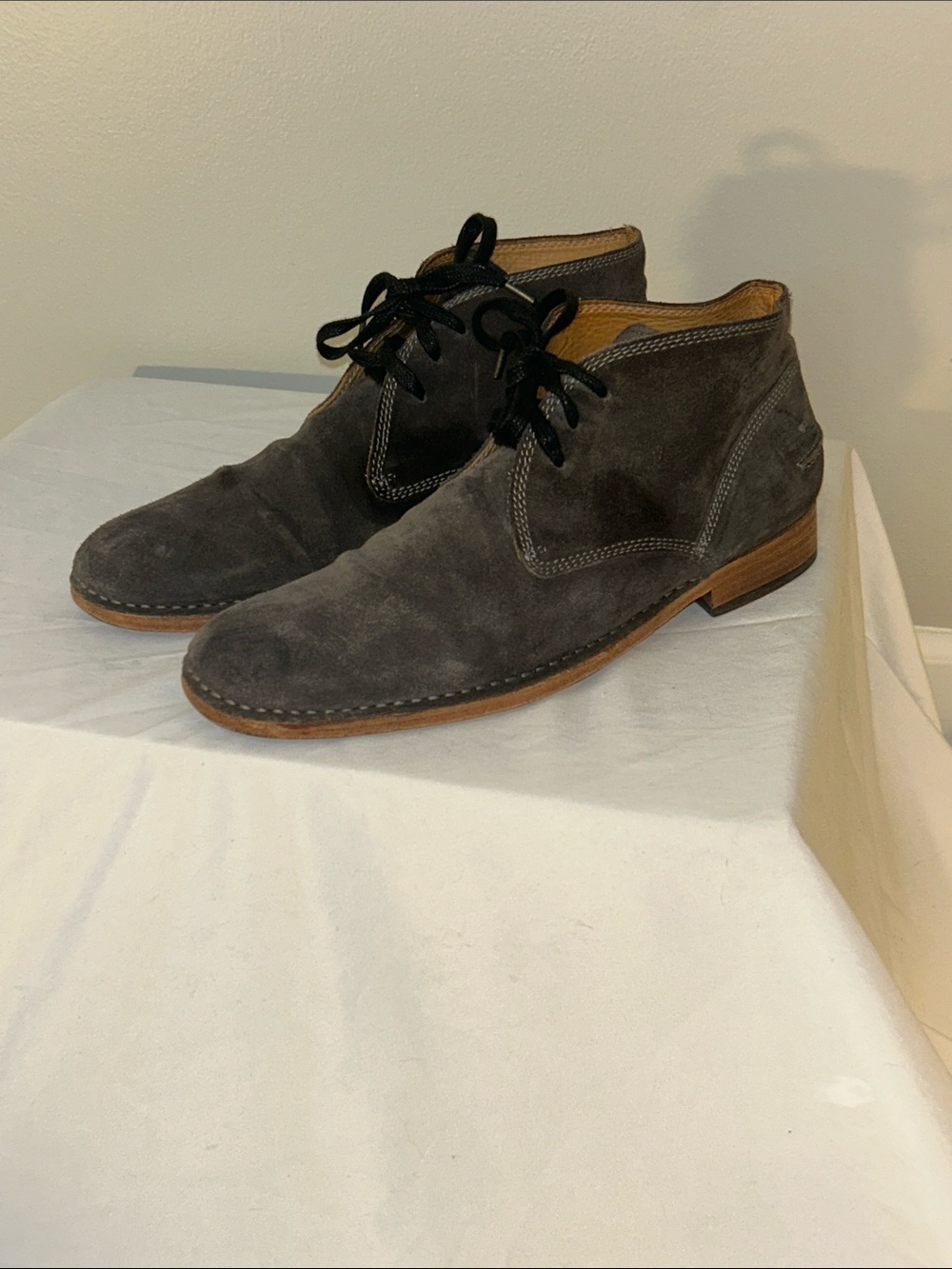 John Varvatos Suede Chukka Boots
